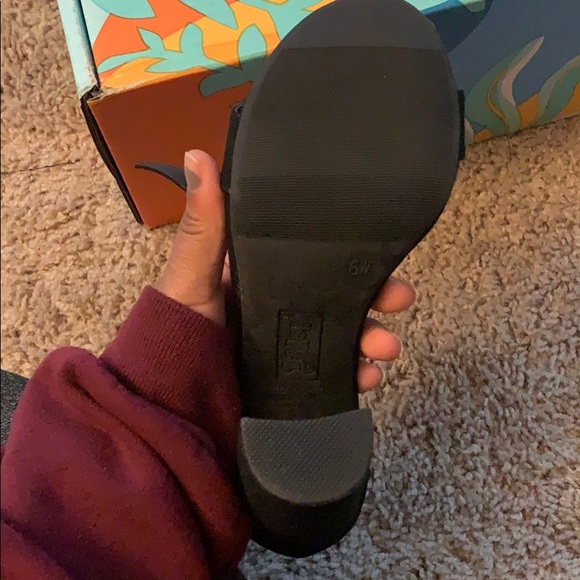 Black Open Toed Heels - Picture 3 of 3